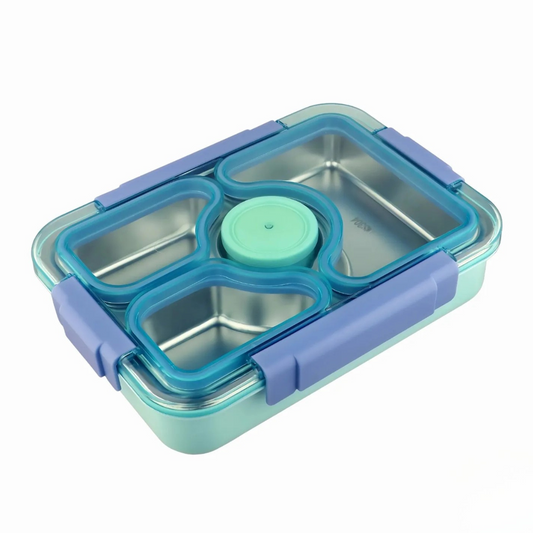 Stainless Steel Lunch Box (Green) – Leak-Proof & Eco-Friendly