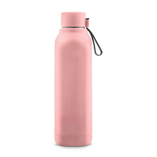 Stainless Steel Splash Matt Finish Insulated Flask Bottle (700ml, Pink)