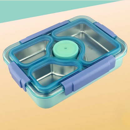 Stainless Steel Lunch Box (Green) – Leak-Proof & Eco-Friendly