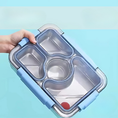 Stainless Steel Lunch Box (Green) – Leak-Proof & Eco-Friendly